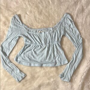 BDG Sky Blue Long Sleeve Tee